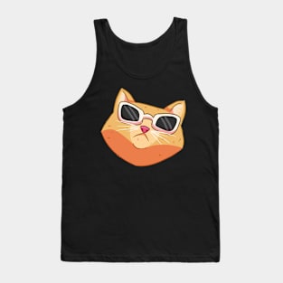 Cat With Shades #2 Tank Top